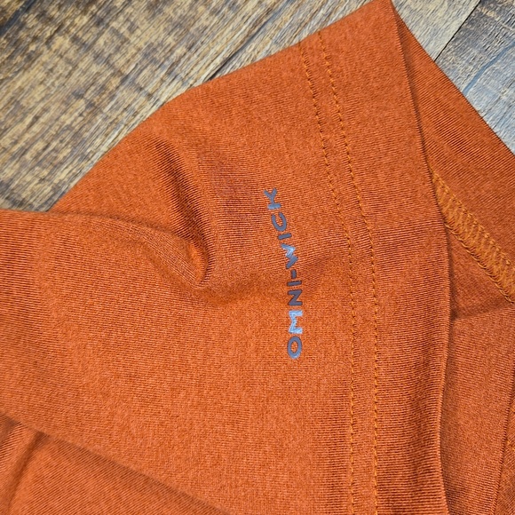 Columbia Mens Orange Omni Wick Polo Shirt Performance Athletic XL Golf - Picture 4 of 8
